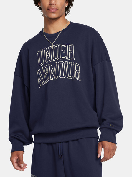 Under Armour Pánska mikina Under Armour UA Icon HWT Terry OS Crew-BLU