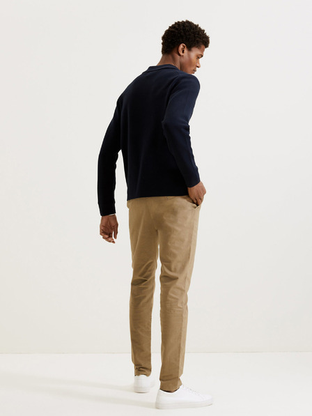 Marks & Spencer Priliehavé chino nohavice s elastickým strihom Marks & Spencer béžová