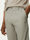 Marks & Spencer Svetlošedé pánske chino nohavice Marks & Spencer