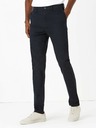 Marks & Spencer Nohavice Marks & Spencer Stretch Chino Slim Fit Pants Navy Blue