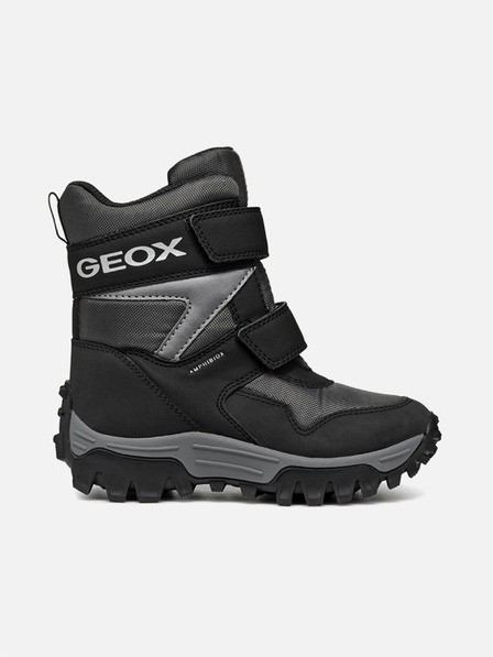 Geox Čierne chlapčenské členkové topánky Geox Himalaya B ABX