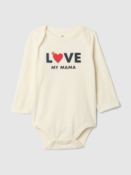 GAP Baby body z organickej bavlny GAP