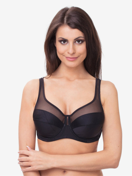 DIM Čierna dámska podprsenka s kosticami Dim GENEROUS CLASSIC BRA