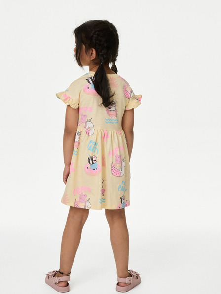 Marks & Spencer Žlté dievčenské šaty Peppa Pig™ značky Marks & Spencer