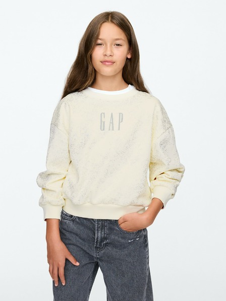 GAP Detská oversize mikina s logom GAP