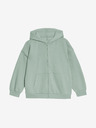 Marks & Spencer Marks & Spencer zelená mikina s kapucňou so zapínaním na zips a vysokým obsahom bavlny (6-16 rokov)