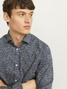 Jack & Jones Tmavomodrá pánska košeľa Jack & Jones Blackpool so vzorom