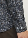 Jack & Jones Tmavomodrá pánska košeľa Jack & Jones Blackpool so vzorom