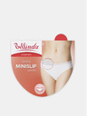 Bellinda Čierne dámske nohavičky s čipkovaným detailom Bellinda FANCY COTTON MINISLIP