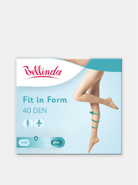 Bellinda Čierne dámske pančuchové nohavice Bellinda FIT IN FORM 40 DEN