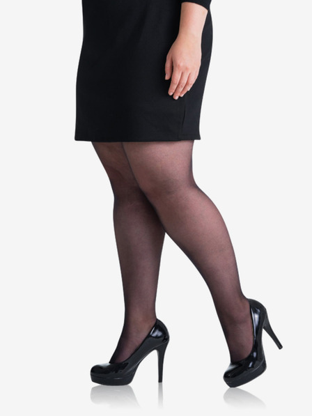 Bellinda Čierne pančuchy Bellinda PLUS SIZE 20 DEN