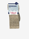 Bellinda Béžové unisex zimné ponožky Bellinda NORWEGIAN STYLE SOCKS