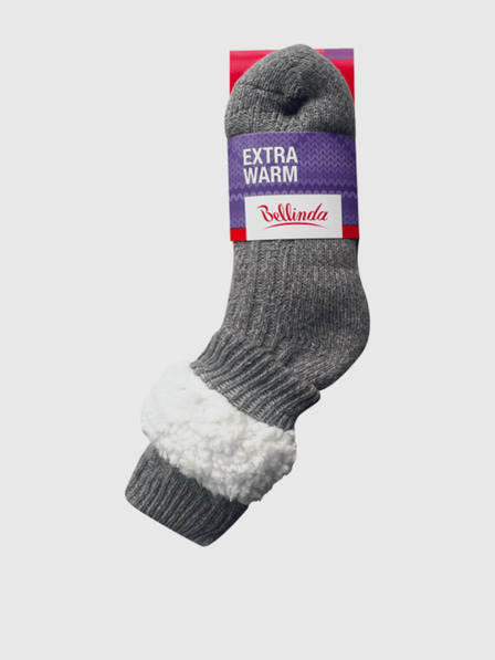 Bellinda Šedé dámske ponožky BELLINDA Extra Warm