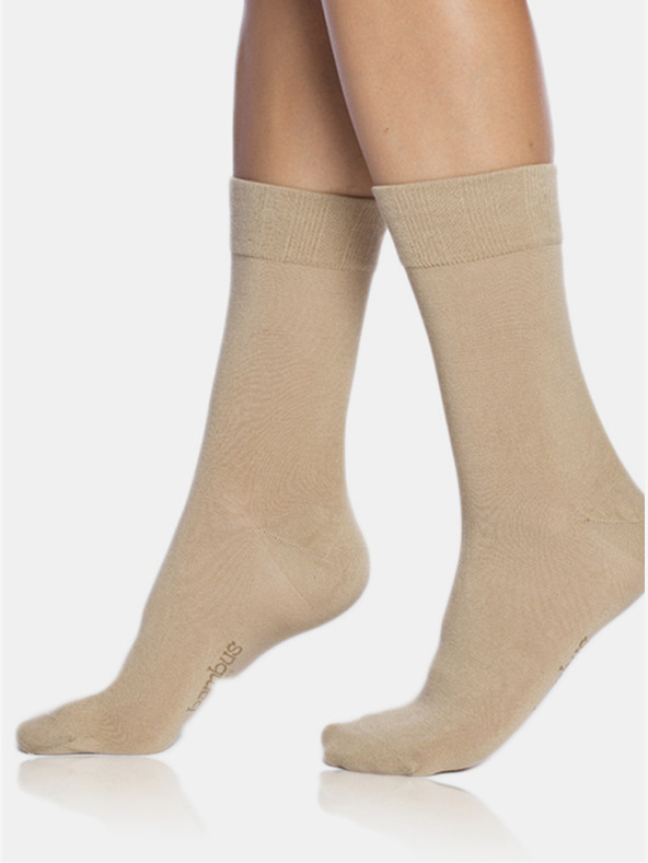Bellinda Béžové ponožky Bellinda BAMBUS COMFORT SOCKS