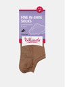 Bellinda Čierne dámske ponožky Bellinda FINE IN-SHOE SOCKS