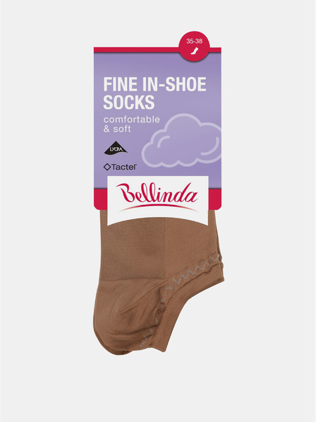 Bellinda Čierne dámske ponožky Bellinda FINE IN-SHOE SOCKS
