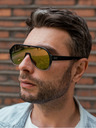 VEYREY VeyRey Milti polarizačné slnečné okuliare s oválnymi zelenými sklami univerzálne