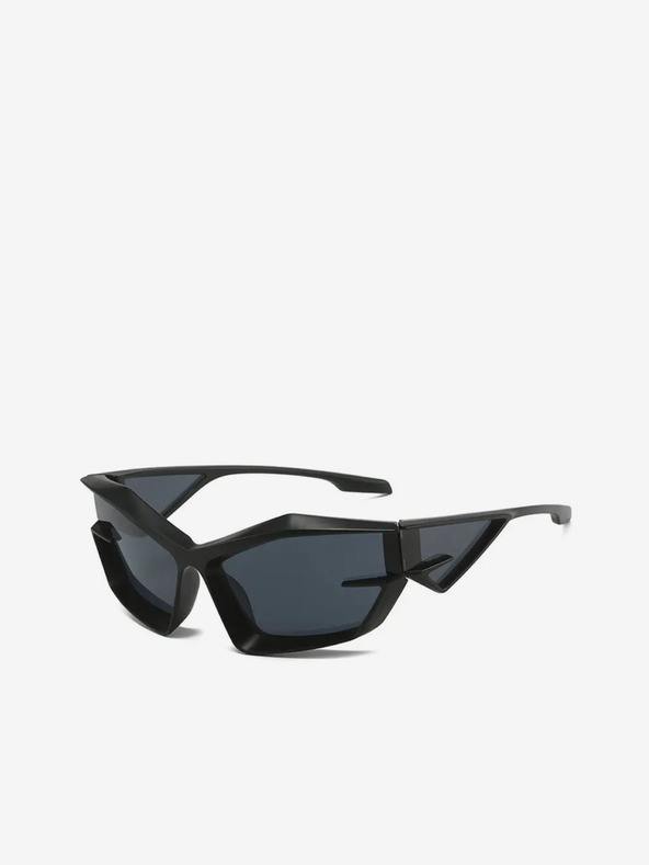 VEYREY VeyRey Unisex futuristické slnečné okuliare Calictor Black Universal