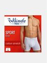 Bellinda Šedé pánske žíhané športové boxerky Bellinda SPORT BOXER