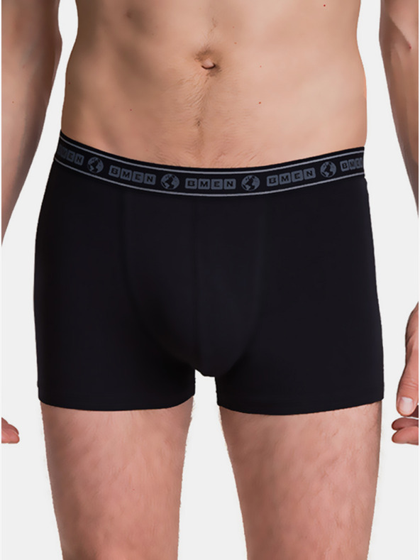 Bellinda Čierne pánske boxerky Bellinda GREEN ECOSMART BOXER