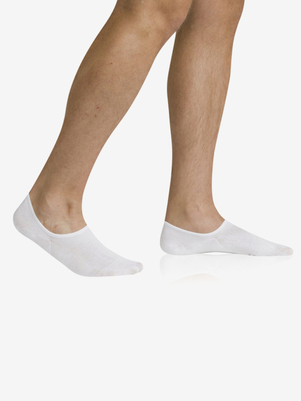 Bellinda Biele unisex ponožky Bellinda BAMBUS SNEAKER SOCKS