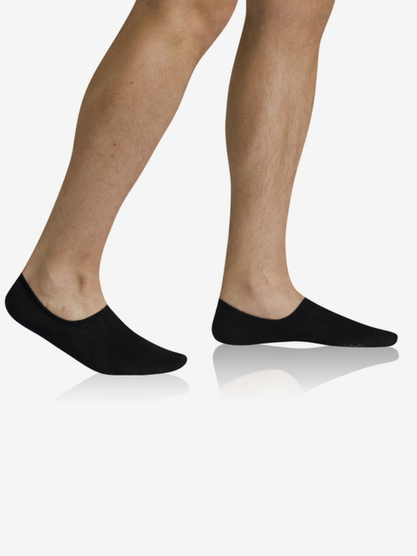 Bellinda Čierne unisex ponožky Bellinda BAMBUS SNEAKER SOCKS