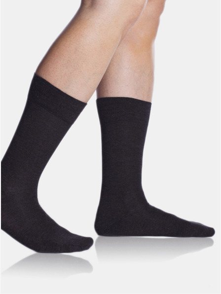 Bellinda Pánske tmavosivé ponožky Bellinda BAMBUS COMFORT SOCKS