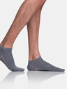 Bellinda Šedé pánske ponožky Bellinda BAMBUS AIR IN-SHOE SOCKS