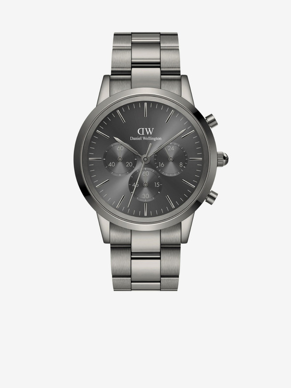 Daniel Wellington Šedé pánske hodinky Daniel Wellington Iconic