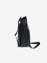 Elega Čierna dámska kožená crossbody kabelka ELEGA Hobie
