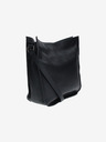 Elega Čierna dámska kožená crossbody kabelka ELEGA Hobie