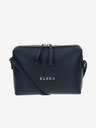 Elega Čierna dámska kožená crossbody kabelka ELEGA Hillary