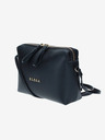 Elega Čierna dámska kožená crossbody kabelka ELEGA Hillary