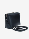 Elega Čierna dámska kožená crossbody kabelka ELEGA Hillary