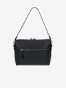 Elega Čierna dámska kožená crossbody kabelka ELEGA Hills
