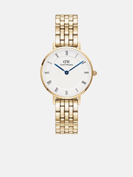 Daniel Wellington Zlaté dámske hodinky Daniel Wellington Petite s 5 článkami