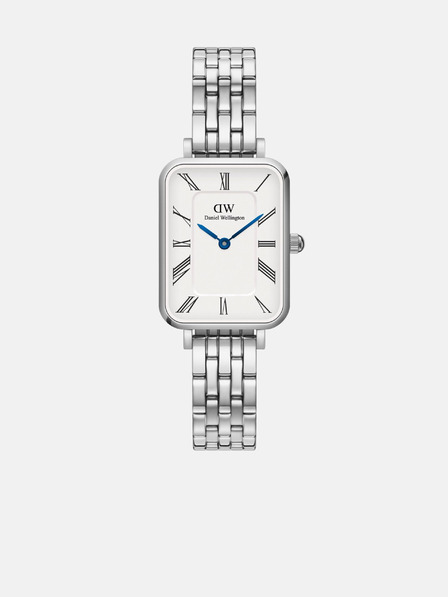 Daniel Wellington Strieborné dámske hodinky Daniel Wellington Quadro s 5 článkami