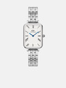 Daniel Wellington Strieborné dámske hodinky Daniel Wellington Quadro s 5 článkami