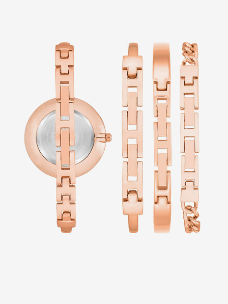 Anne Klein Súprava hodiniek a náramku Anne Klein z ružového zlata