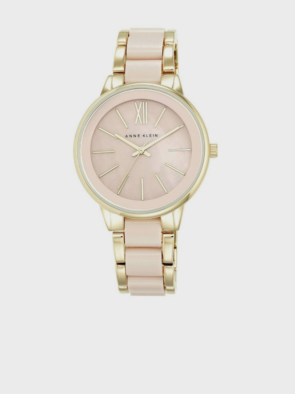 Anne Klein Dámske ružovo-zlaté hodinky Anne Klein