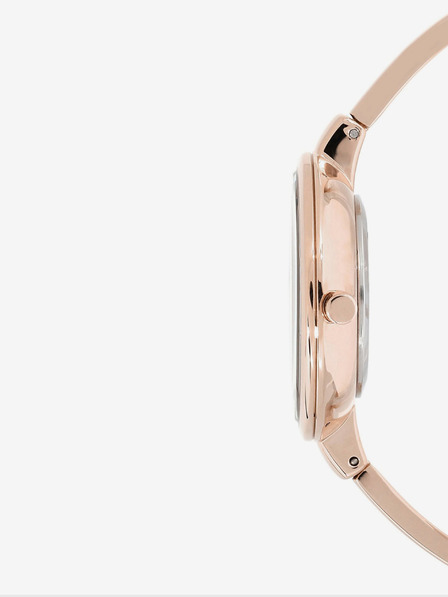 Anne Klein Súprava dámskych hodiniek a náramku Anne Klein z ružového zlata