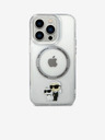 Karl Lagerfeld IML Karl and Choupette NFT MagSafe Zadný kryt pre iPhone 15 Pro Transparent Karl Lagerfeld
