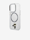 Karl Lagerfeld IML Karl and Choupette NFT MagSafe Zadný kryt pre iPhone 15 Pro Transparent Karl Lagerfeld