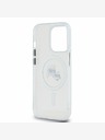Karl Lagerfeld Karl Lagerfeld IML K&CH Heads Metal Frame MagSafe zadný kryt pre iPhone 15 Pro Max Transparent