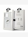 Karl Lagerfeld Karl Lagerfeld IML K&CH Heads Metal Frame MagSafe zadný kryt pre iPhone 15 Pro Max Transparent