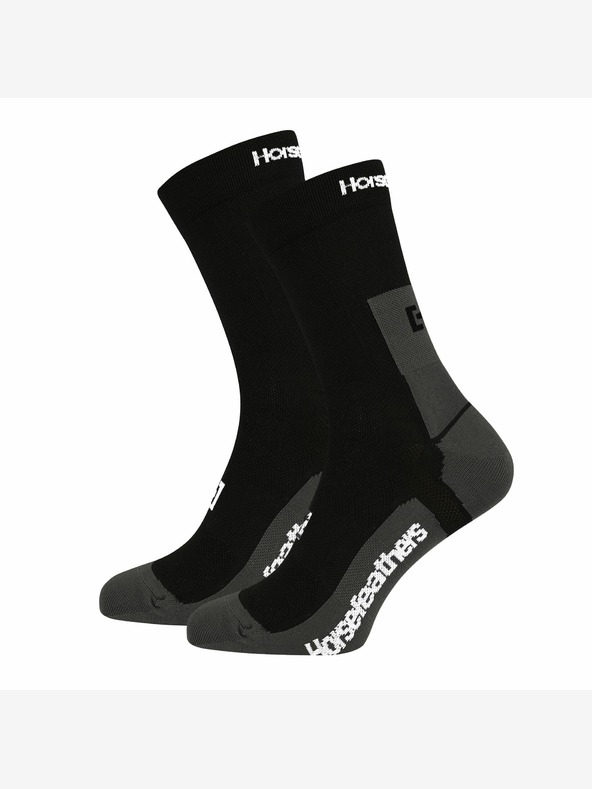 Horsefeathers Cadence Long Technical Functional Socks - čierne veľkosť 5 - 7 HORSEFEATHERS