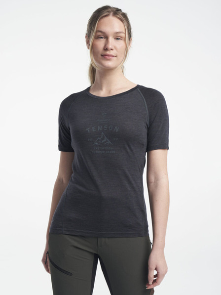 Tenson Dámske tričko TENSON Himalaya Wool Tee W black