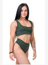 Nebbia Miami sporty bikini - bralette 554 S,tmavozelená