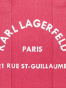 Karl Lagerfeld Ružová dámska kabelka KARL LAGERFELD Rue St-Guillaume