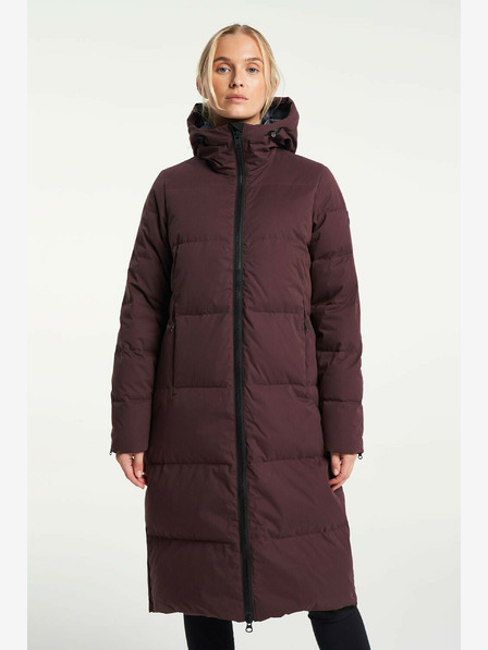 Tenson Dámska zimná lifestylová bunda TENSON Shanna Down Coat W bordová